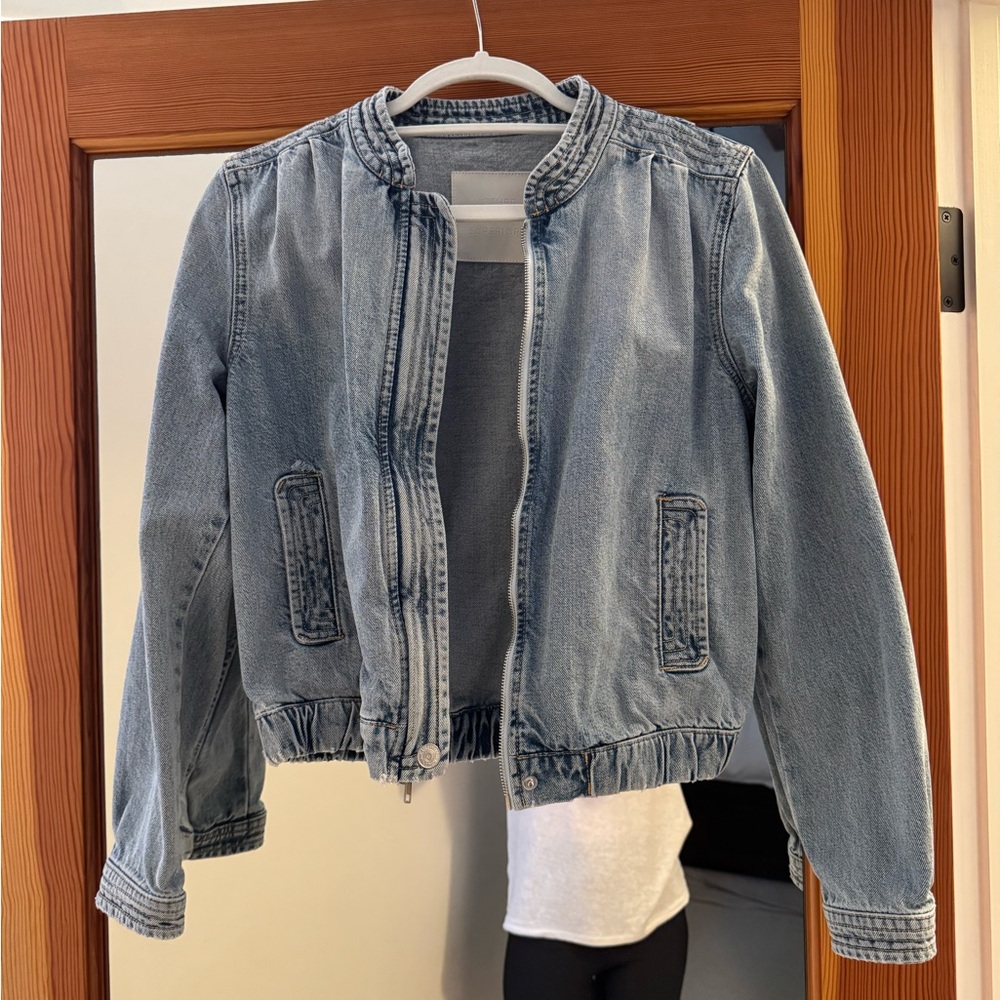 MOTHER Superior Blue Denim Jacket